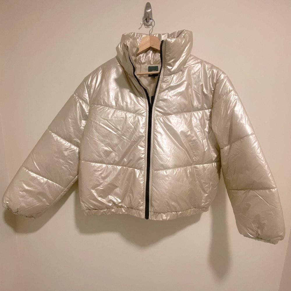 NWT WILD FABLE GOLDEN PUFFER JACKET SIZE XXL